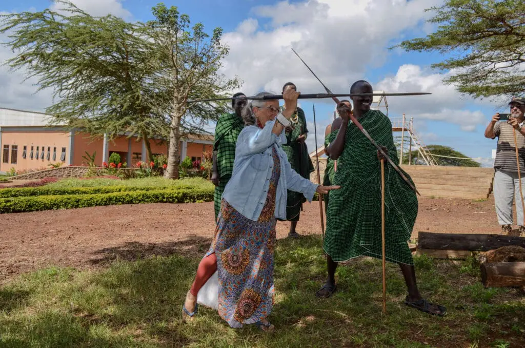 Cultural dance with traditional attire demostrating ecotourism